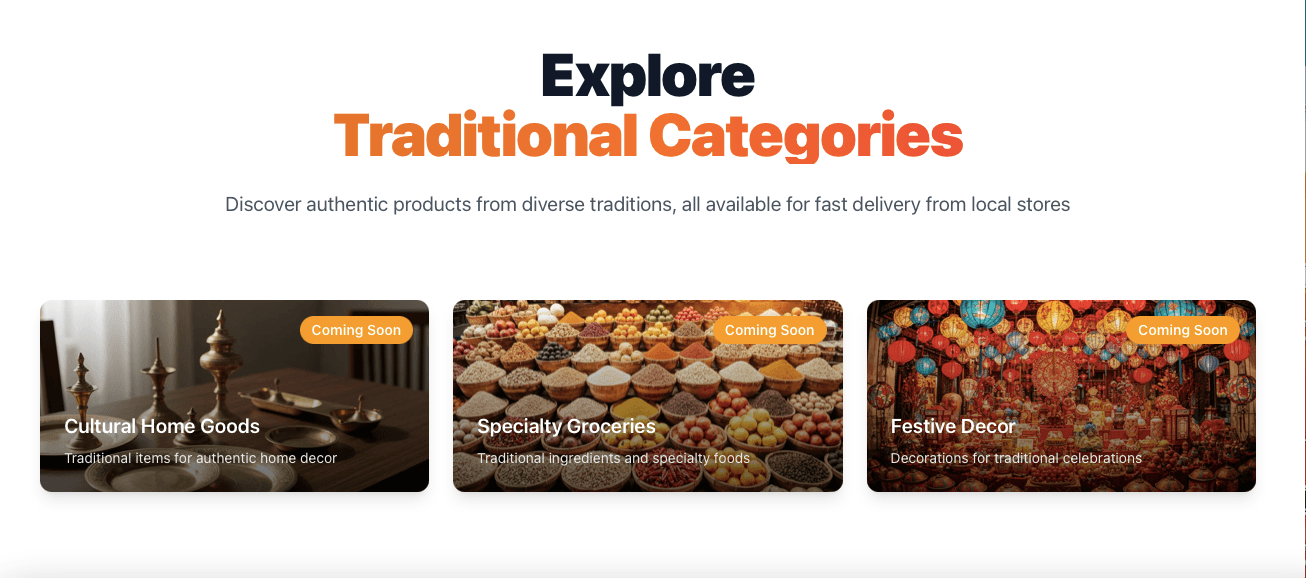 Explore Traditional Categories